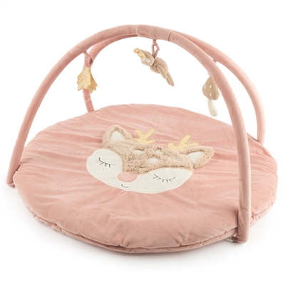 Legetæppe inkl. aktivitetsstativ