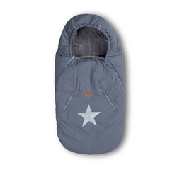 Babytrold kørepose STAR i grå farve